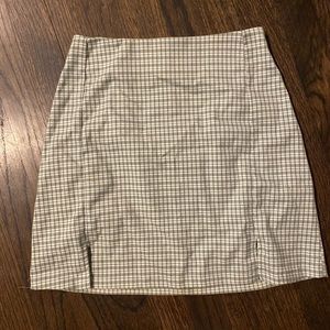 plaid brady melville skirt